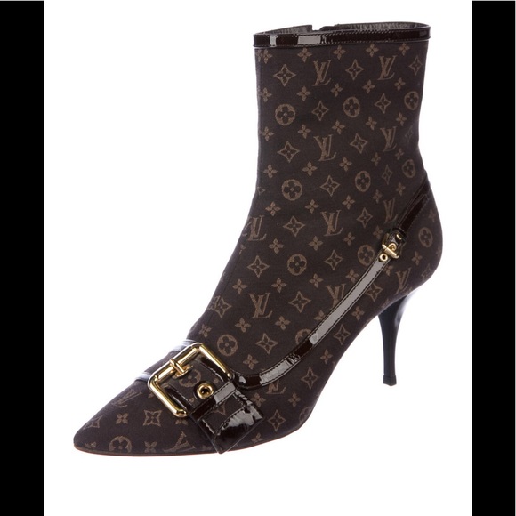 ❤️❤️ LOUIS VUITTON Monogram Pattern Boots❤️❤️ - Picture 2 of 6